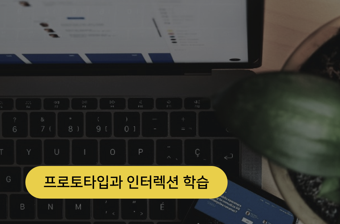 프로토타입과 인터렉션 학습