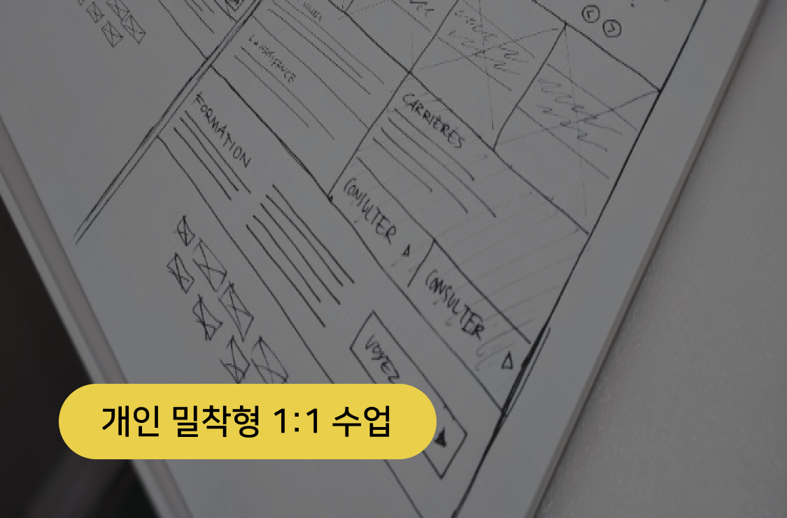 개인 밀착형 1:1 과외수업